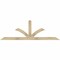 Ekena Millwork Richland Rough Sawn Timber Gable Bracket, Douglas Fir, 84"W x 28"H x 2"D x 4"F, 8/12 Pitch GBW084X28X0204RIC00RDF - alternate 1